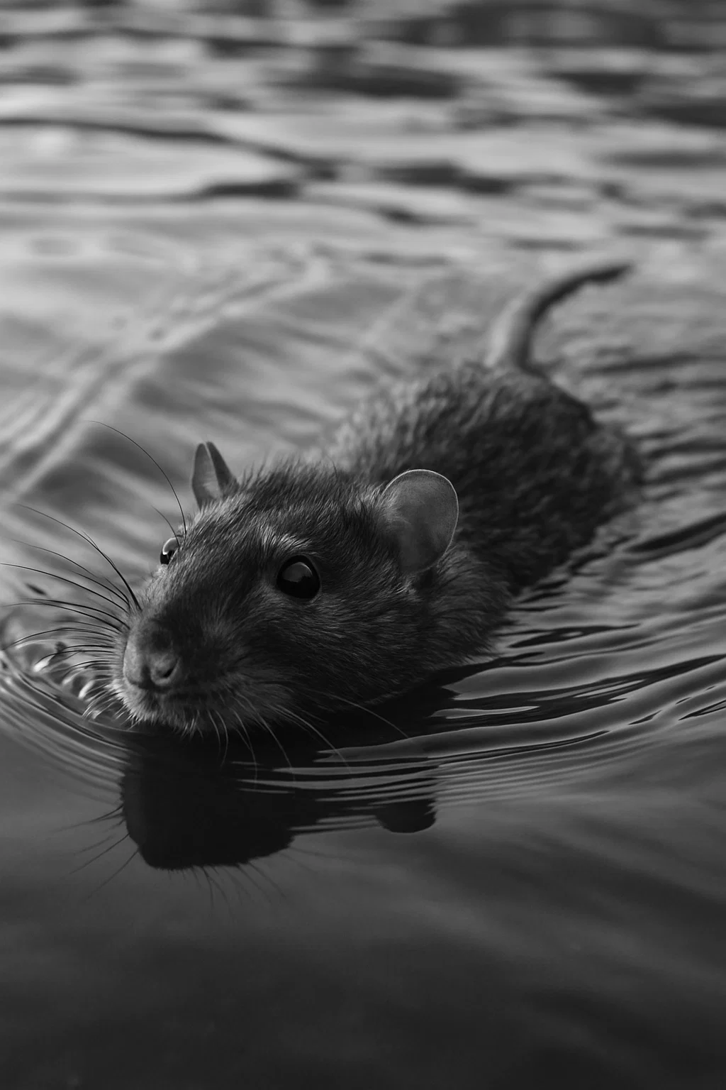 Rats swimming